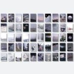 WallGlam - Aesthetic Scenery Photo Collage Stickers (50 Sheets)