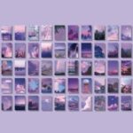 WallGlam - Aesthetic Scenery Photo Collage Stickers (50 Sheets)