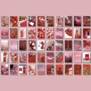 WallGlam - Aesthetic Scenery Photo Collage Stickers (50 Sheets)