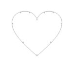 LoveBank - Rustic Heart Shaped Transparent Guest Book