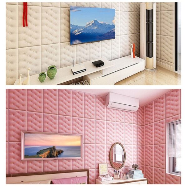 WallCush - Peel and Stick Soft Wall Cushion Mat